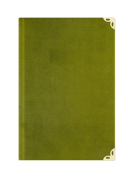 Medium Size Velvet Bound Yasin Juz with Turkish Translation (Green)