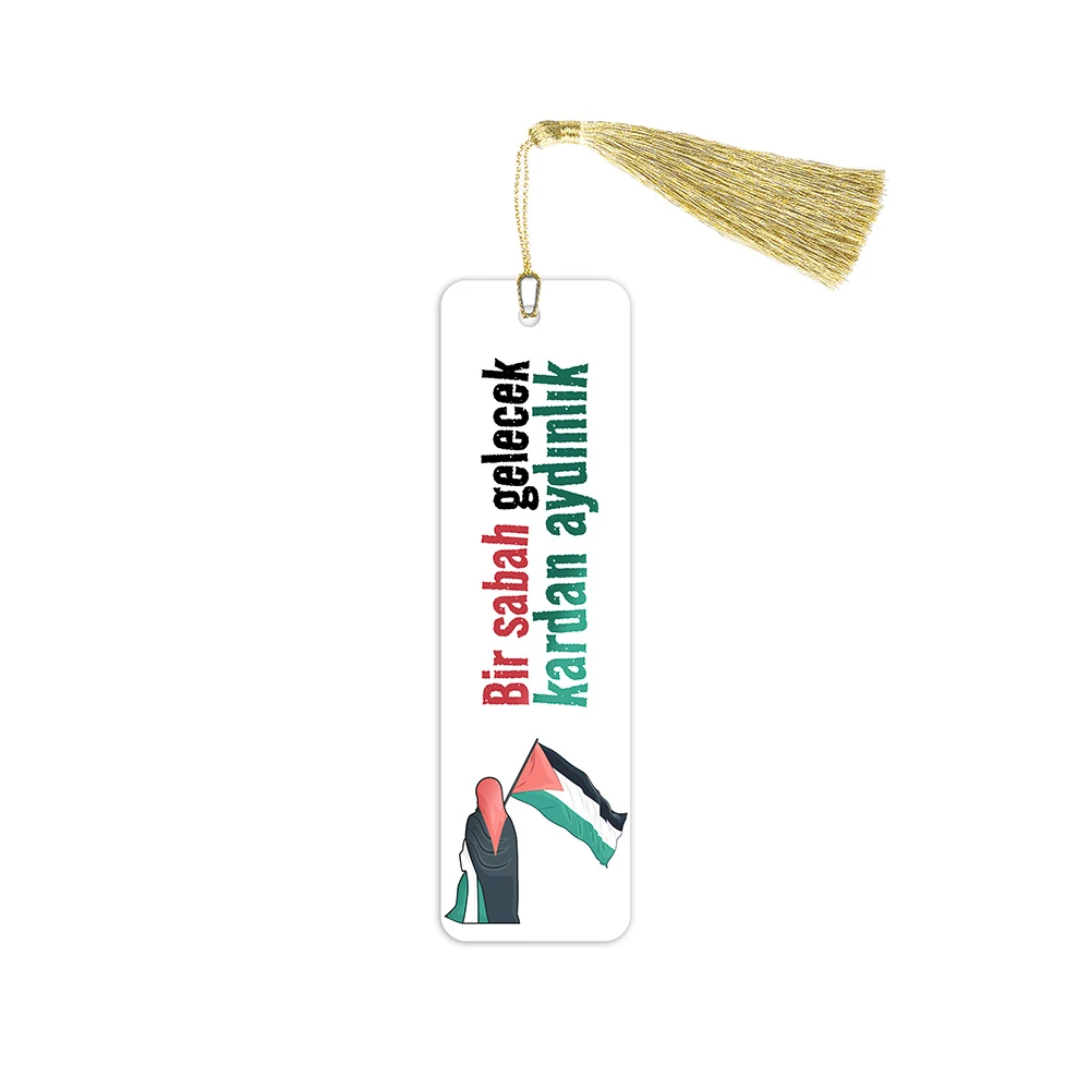 HAYRAT NEŞRİYAT - Metal Ayraç Model 21 - Filistin Bayraklı Kız