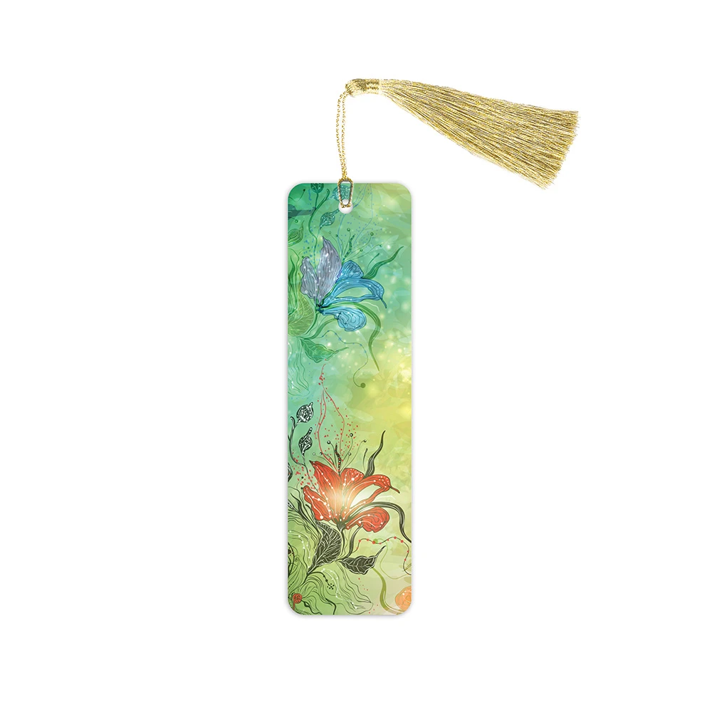 HAYRAT NEŞRİYAT - Metal Ayraç Model 23 - Ebrulu Çiçek, Söz