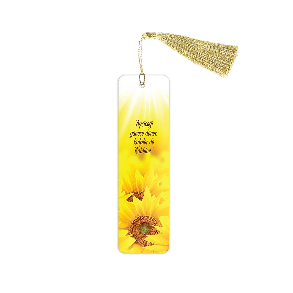 Metal Ayraç Model 24 - Ay Çiçeği, Söz