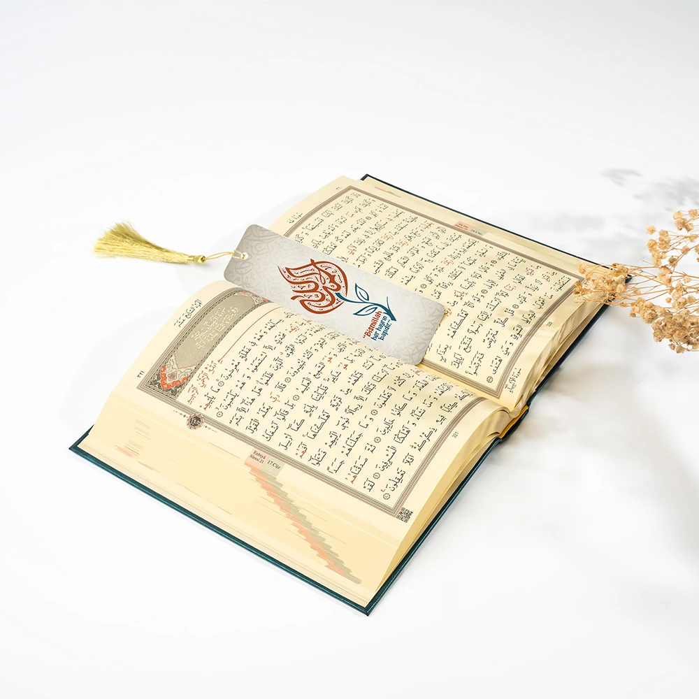 Metal Ayraç Model 25 - Besmeleli Lale, Söz