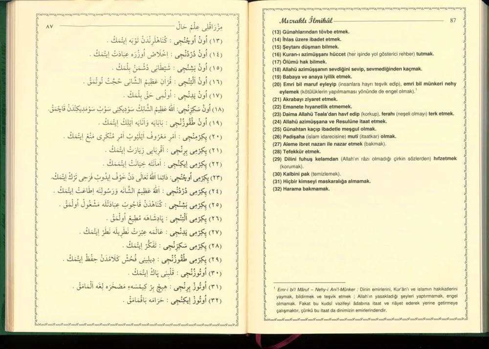 Mızraklı İlmihal (Osmanlıca)