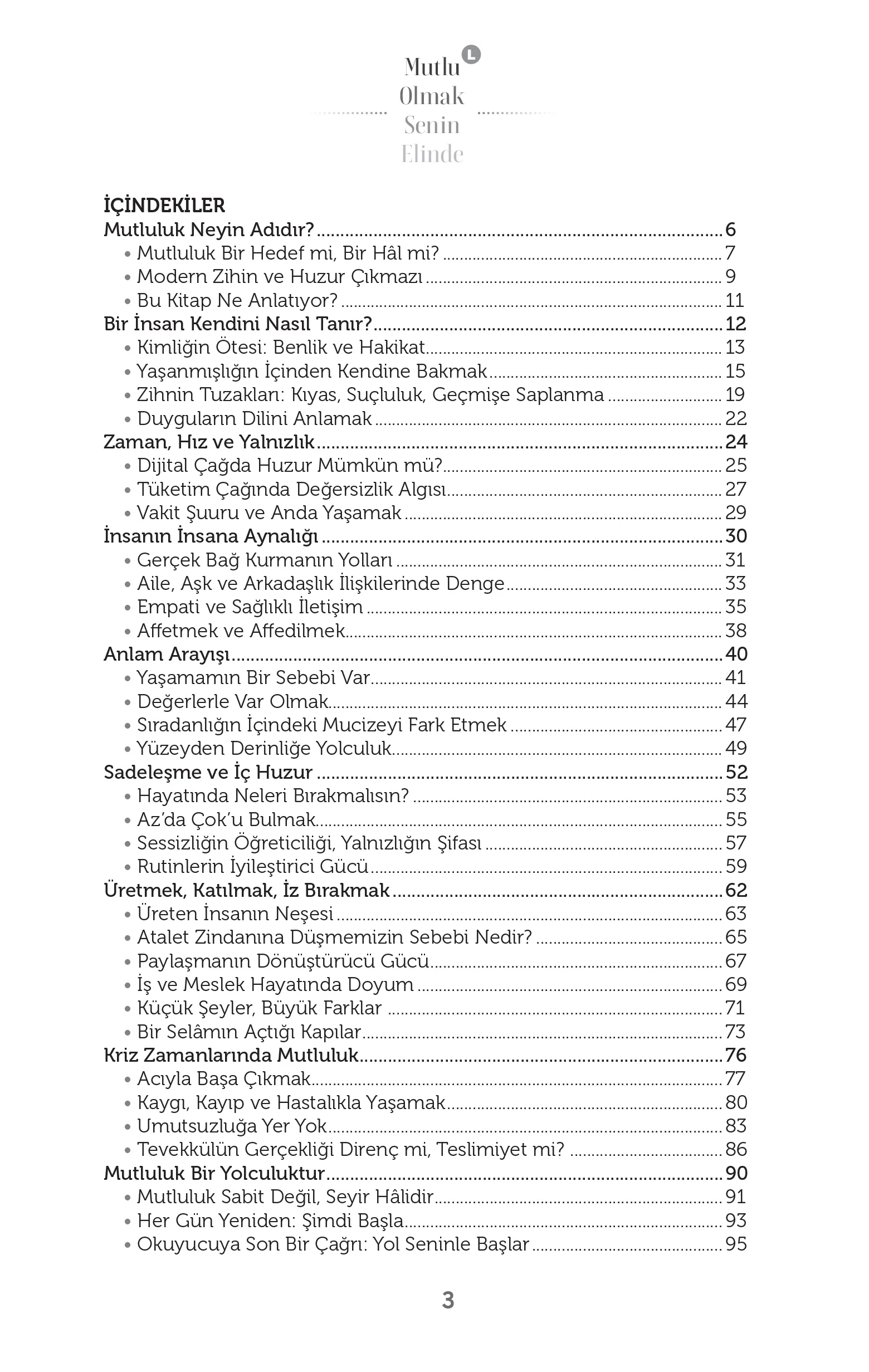 Mutlu Olmak Senin Elinde (L) - Thumbnail