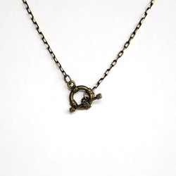 Necklace Jawshan Black (Cristal, Drop) - Thumbnail
