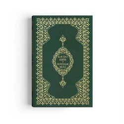 HAYRAT NEŞRİYAT - Orta Boy Muhtasar Mealli Kur'an (Yeşil, Mühürlü) (1)