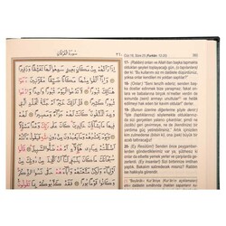 Orta Boy Muhtasar Mealli Kur'an (Mühürlü) - Thumbnail