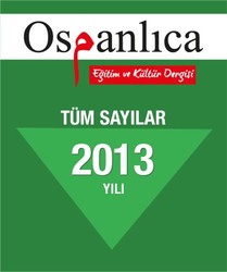 SÜEDA YAYINLARI - Osmanlıca Dergi 2013 Sayıları 