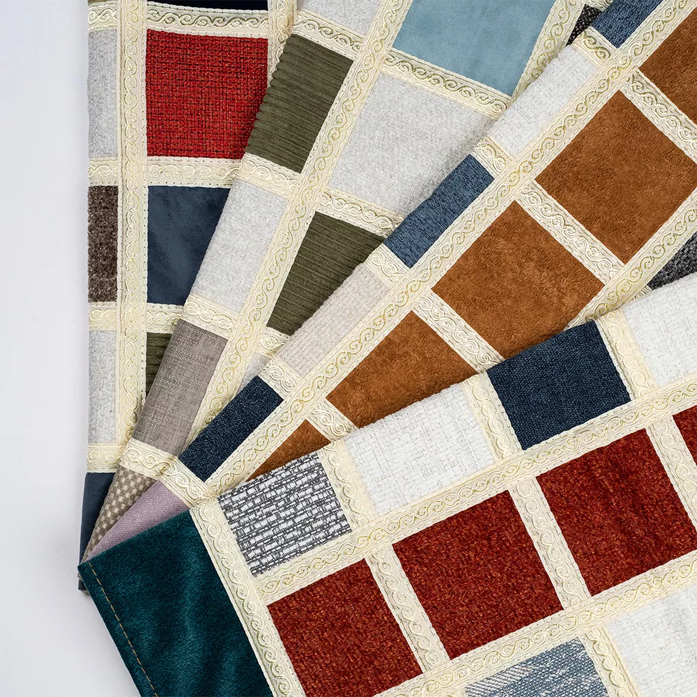 Patchwork Velvet Salah Mat (With Lining)