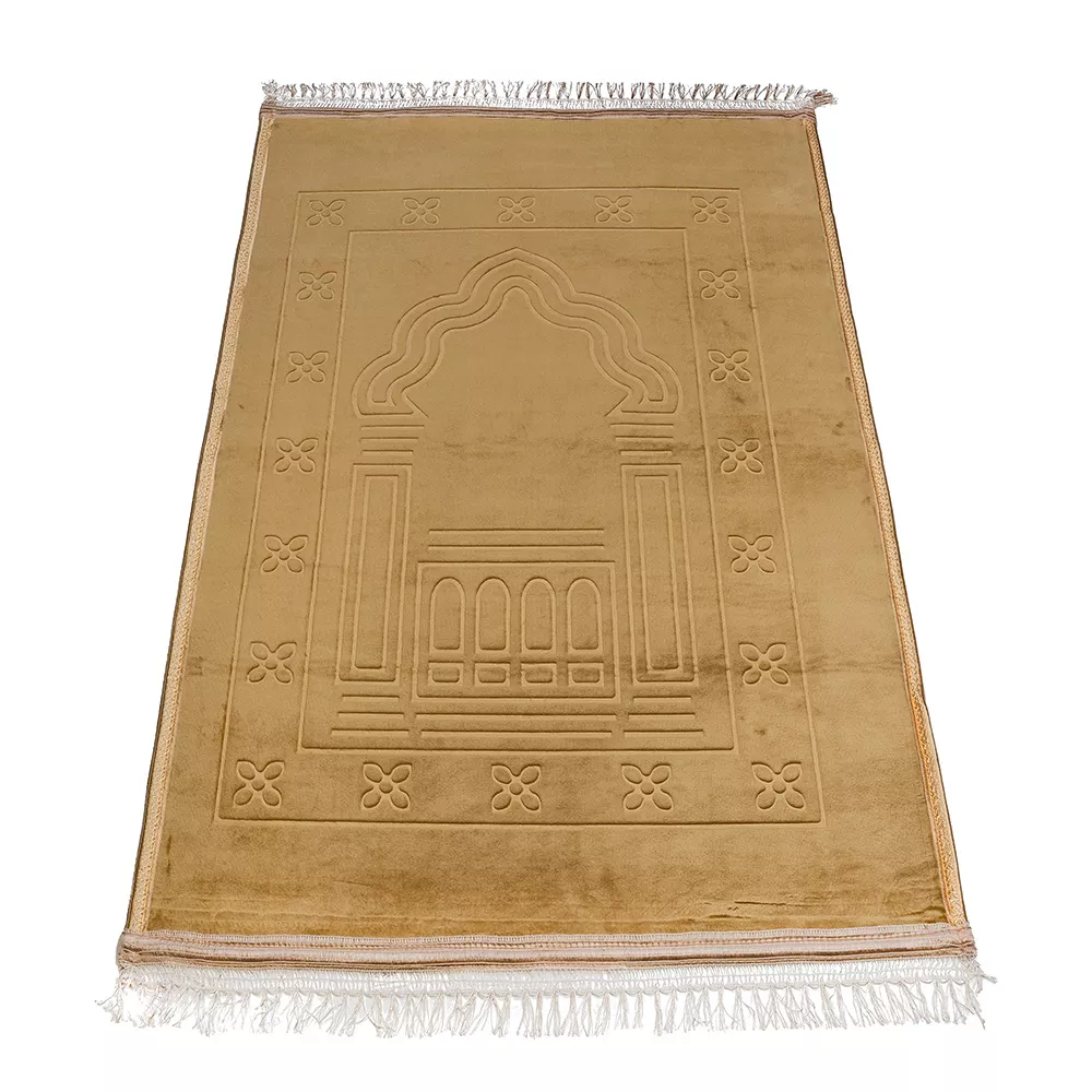 Peluş Seccade Gold