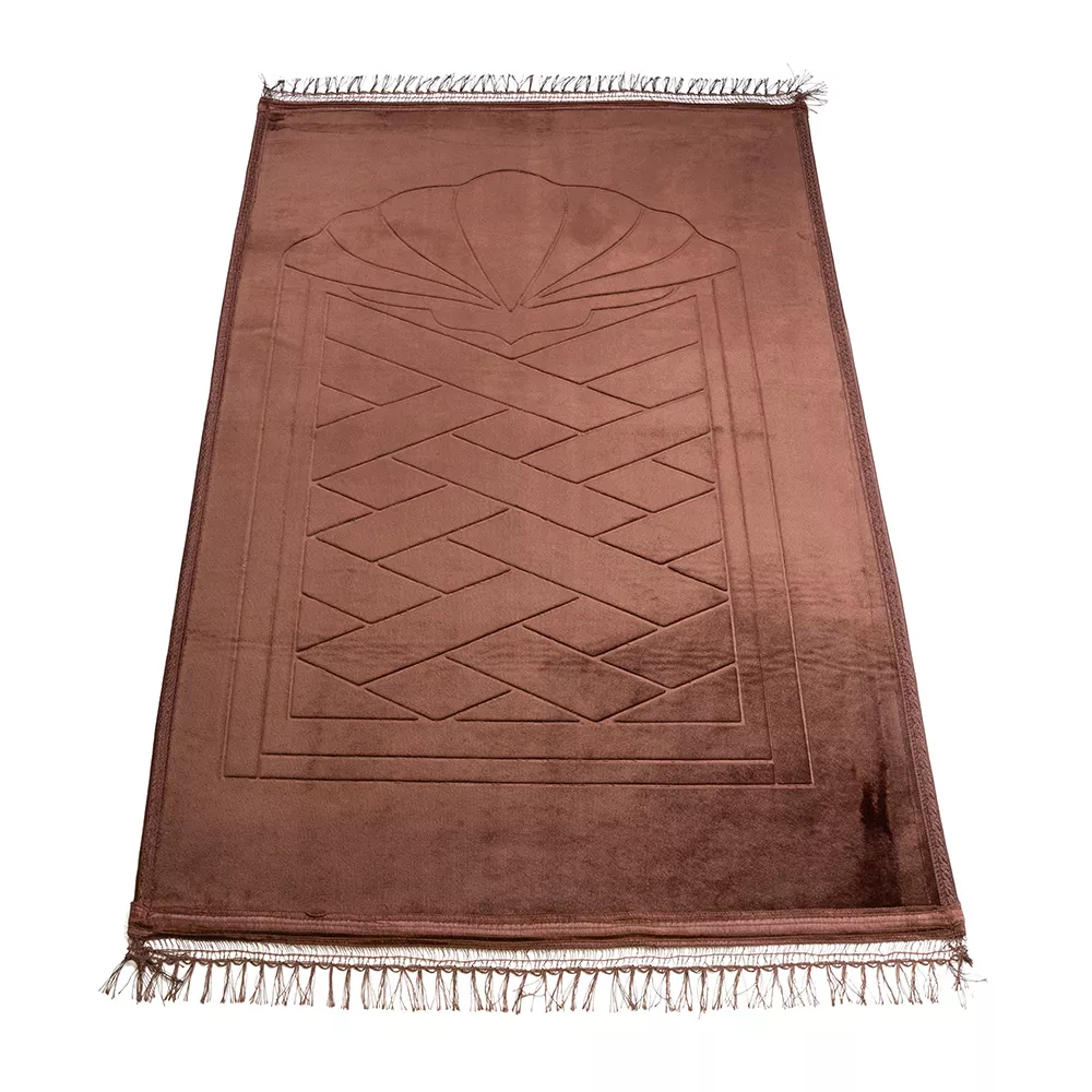 Other - Peluş Seccade Kahverengi