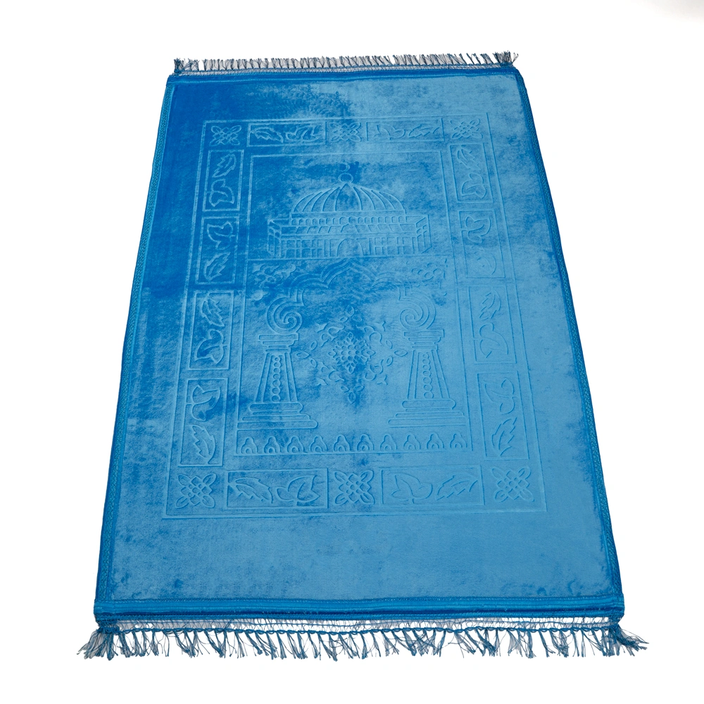 Peluş Seccade Mavi (80x120 cm.)