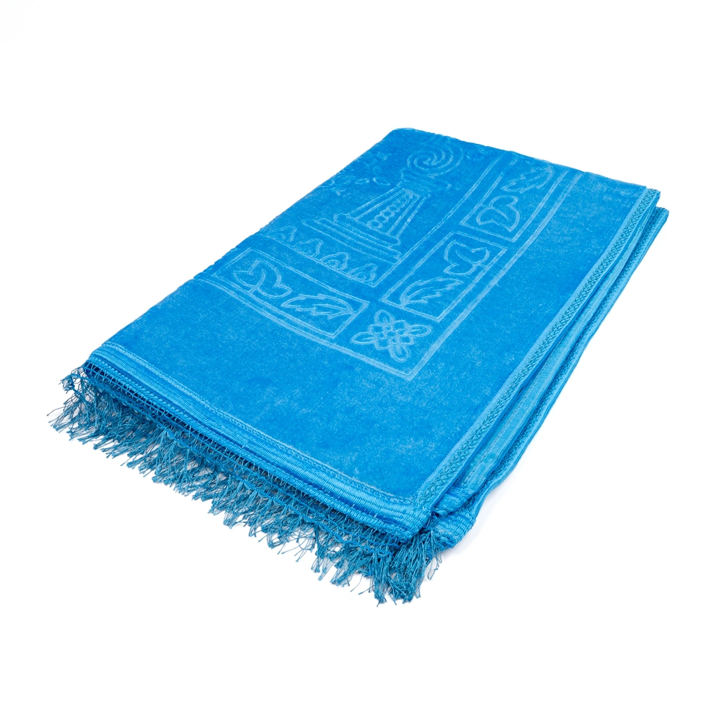 Peluş Seccade Mavi (80x120 cm.) - Thumbnail