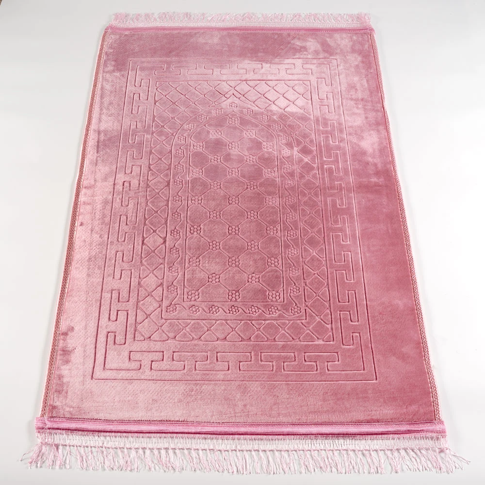 Peluş Seccade Pembe (80x120 cm.)