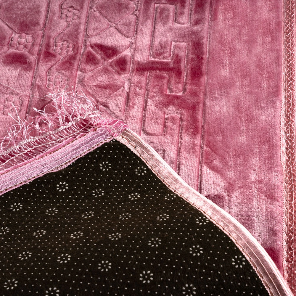 Peluş Seccade Pembe (80x120 cm.)