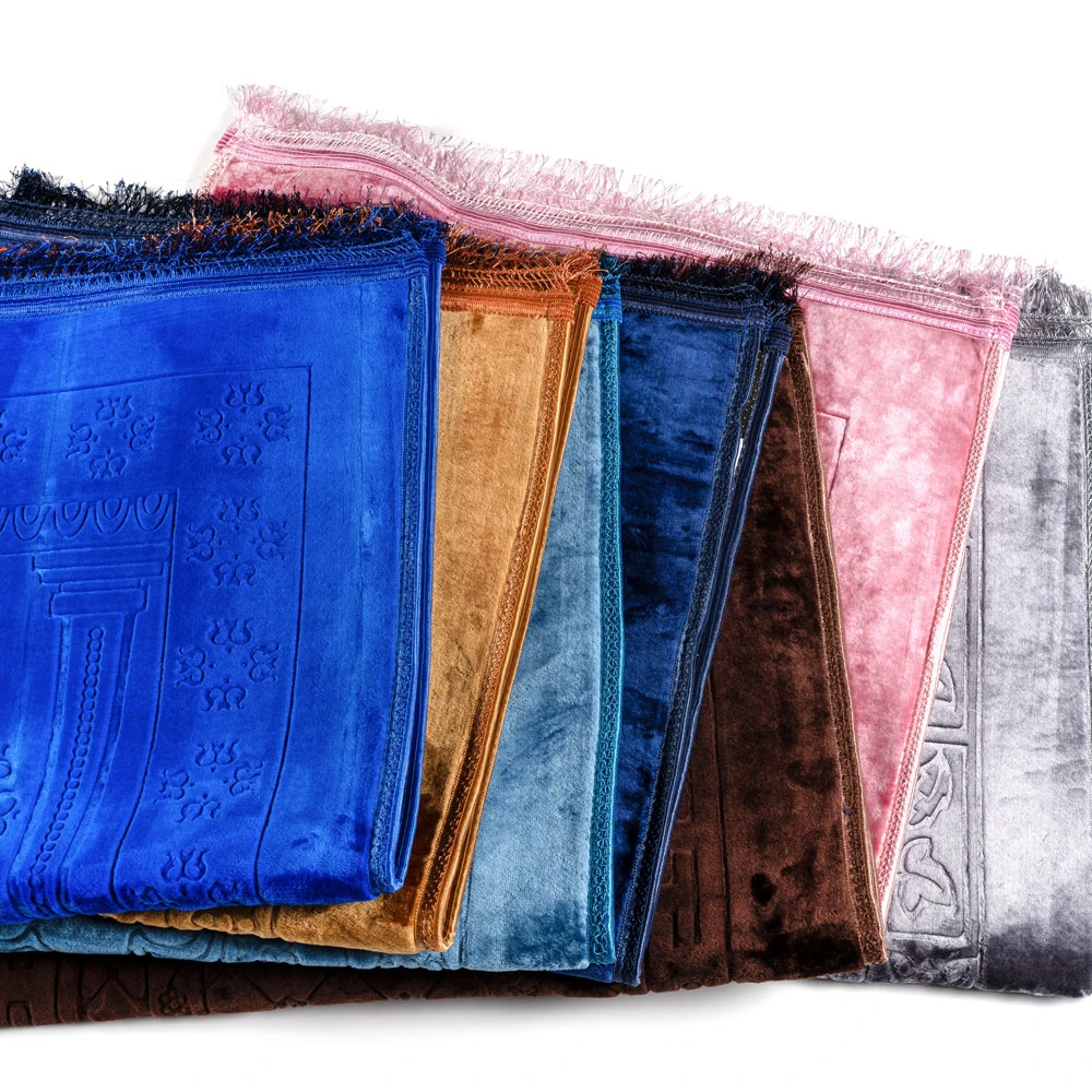 Peluş Seccade Pembe (80x120 cm.) - Thumbnail