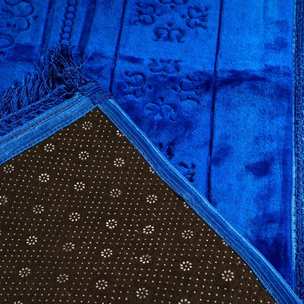 Peluş Seccade Saks Mavi (80x120 cm.)