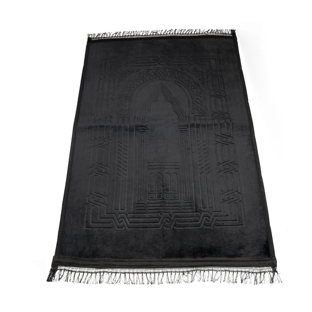 Peluş Seccade Siyah (80x120 cm.)