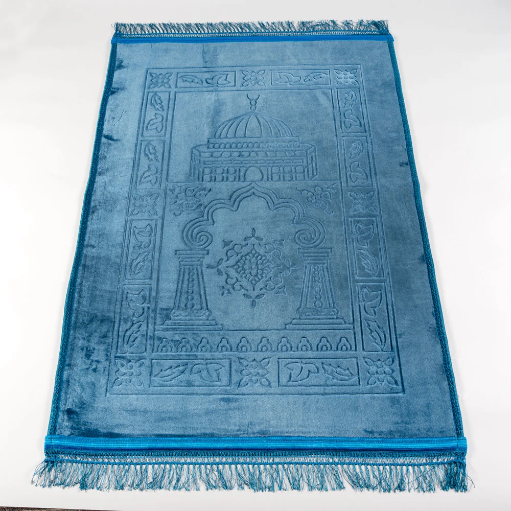 Peluş Seccade Turkuaz (80x120 cm.)