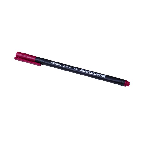 Pensan 6500 Cherry Colour Fineliner Pen