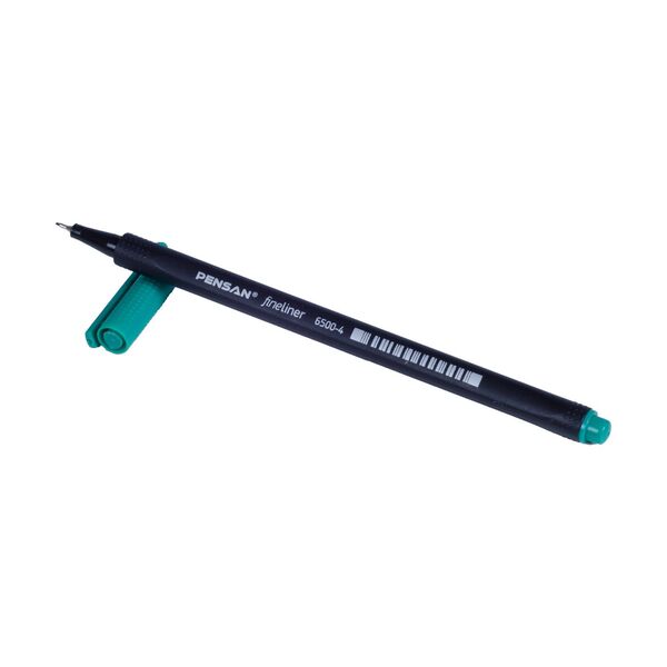 Pensan 6500 Green Fineliner Pen