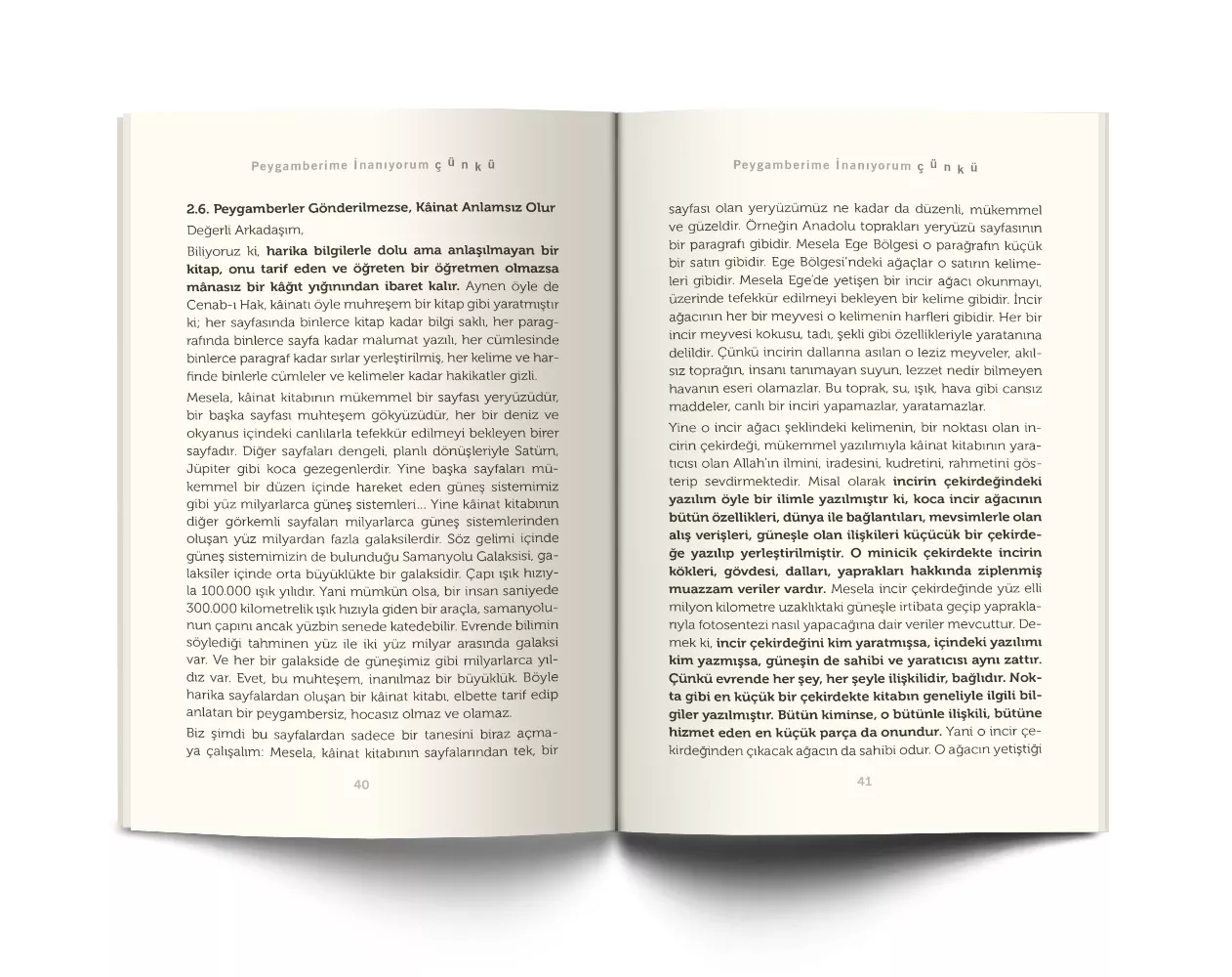 Peygamberime İnanıyorum Çünkü