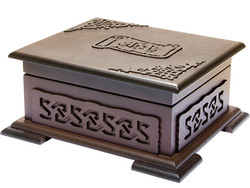 Qur'an Al-Kareem With Wooden Box (0123 - Bag Size) - Thumbnail