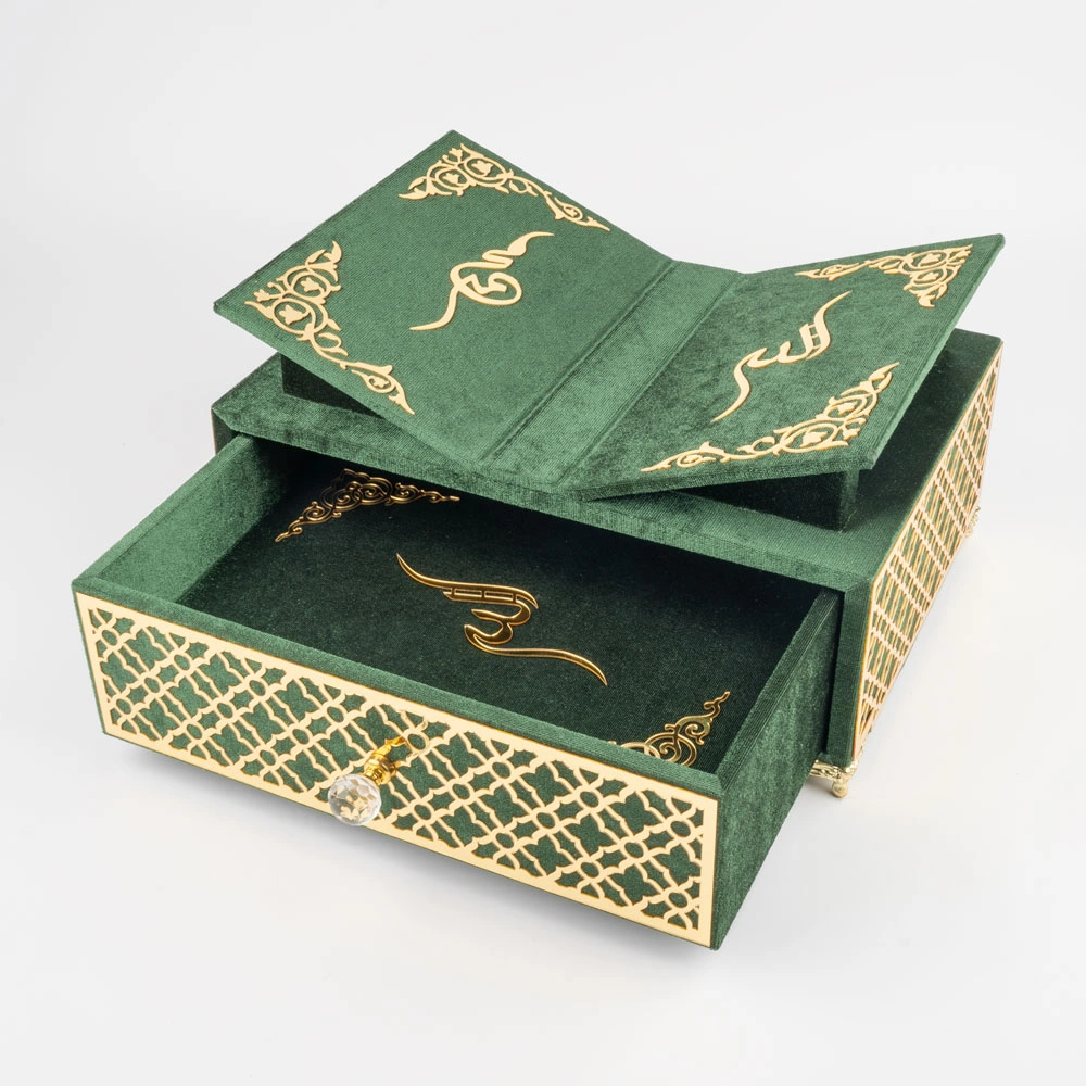 Raşel Kaplama, Çekmeceli Rahleli Kur'an-ı Kerim (Orta Boy, Yeşil) Raşel Kaplama, Çekmeceli Rahleli Kur'an-ı Kerim (Orta Boy, Yeşil)