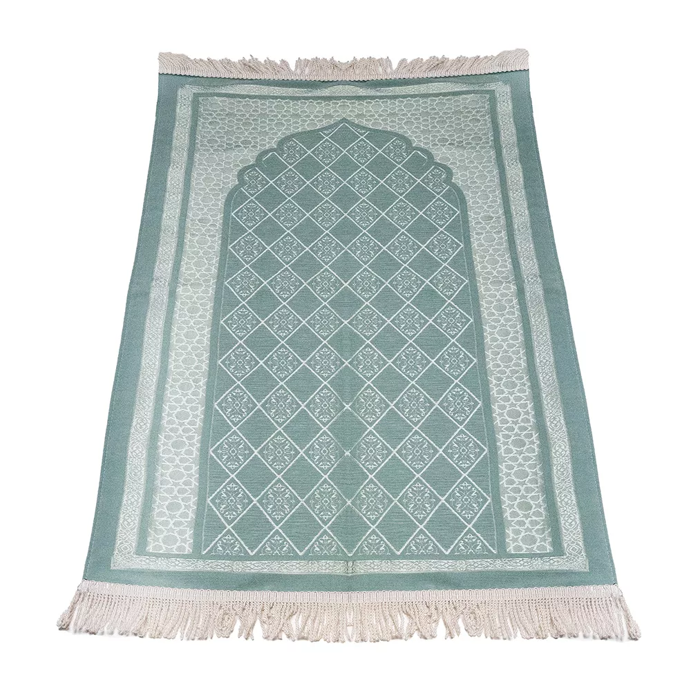 Selçuklu Desenli Astarlı Seccade (Turkuaz)