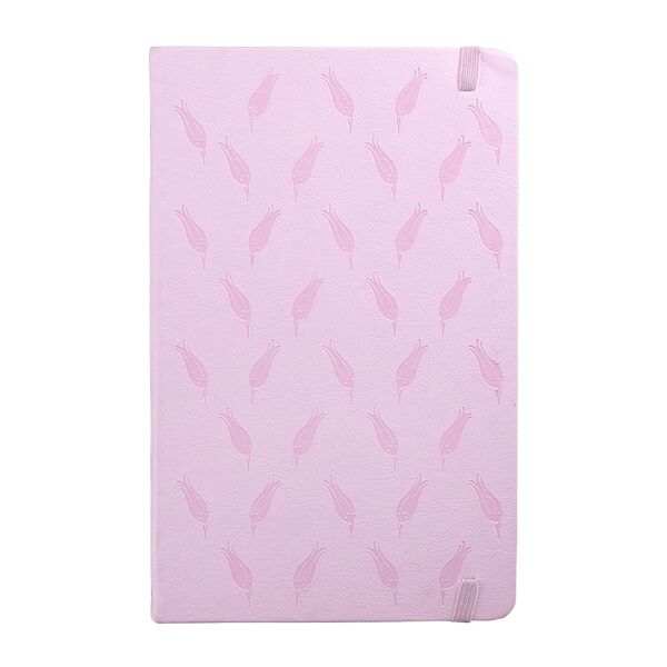 Striped Notebook Powder Pink