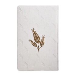 Striped Notebook White - Thumbnail