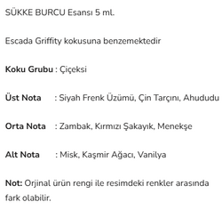 Sükke Burcu Alkolsüz Esans 5 ml - Thumbnail