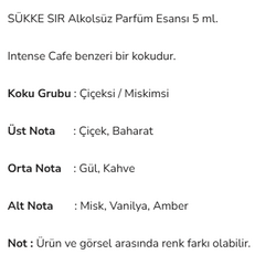 SÜKKE ESANS - Sükke El İksir Alkolsüz Esans 5 ml (1)