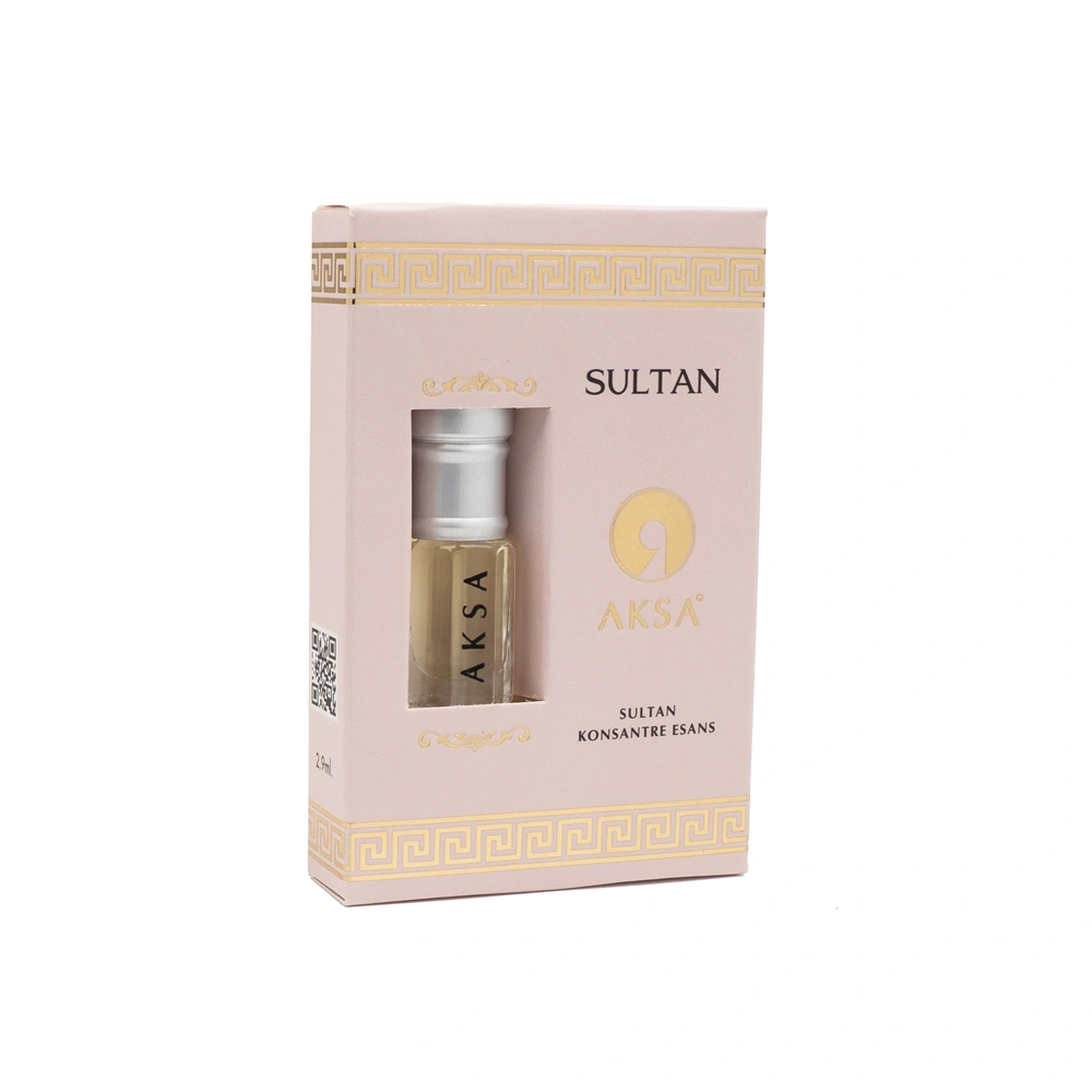 Aksa Esans Sultan 3 ml - Prestij Serisi Alkolsüz Konsantre Esans (Özel Kutulu)