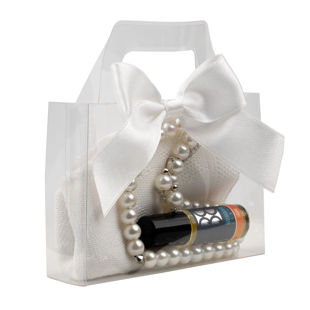 Takke + Esans + Tesbih Hediye Seti (33lü, Beyaz)