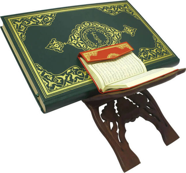 Teheccüd Boy Renkli Kur'an-ı Kerim (Yeşil, Mühürlü)