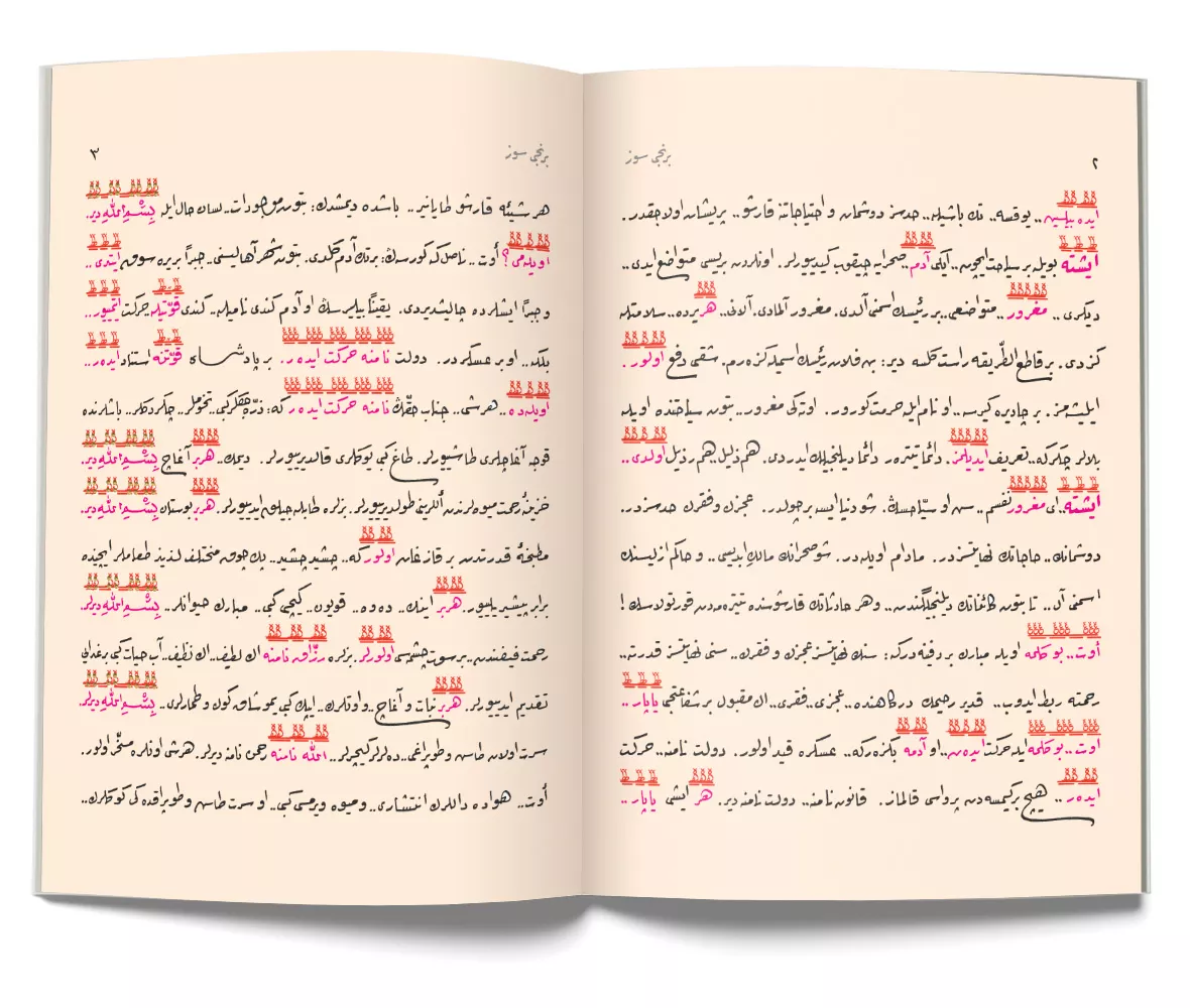 Tevafuklu Sözler Mecmuası Seti (Osmanlıca) - Thumbnail