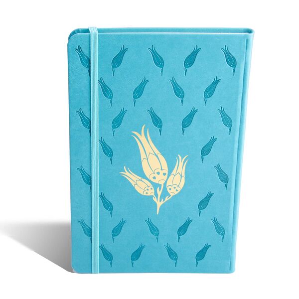 Turquoise Striped Notebook, Hardcover