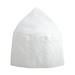 Other - White Cloth Salah Cap (Size 4) Other - White Cloth Salah Cap (Size 4)