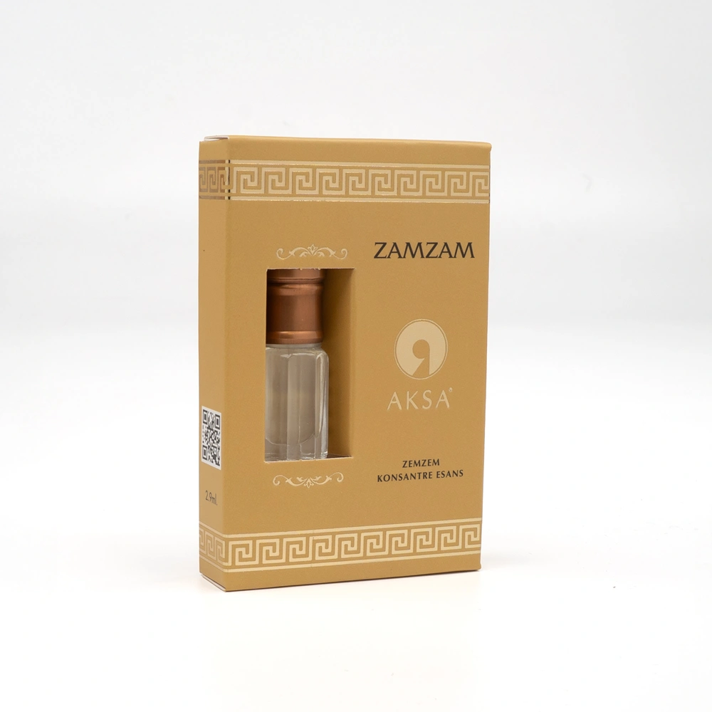 Aksa Esans Zemzem 3 ml - Prestij Serisi Alkolsüz Konsantre Esans (Özel Kutulu)