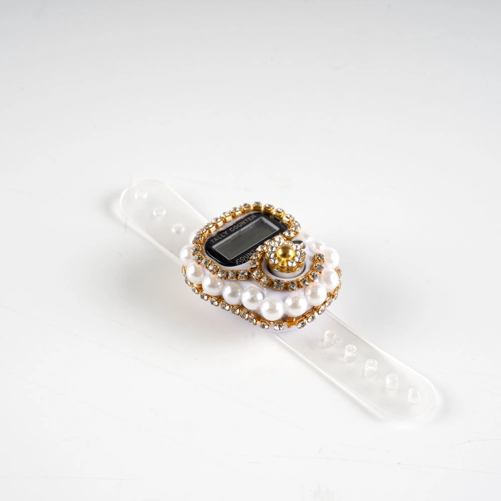 DİĞER - Zincirli & Taşlı Zikirmatik (Beyaz)