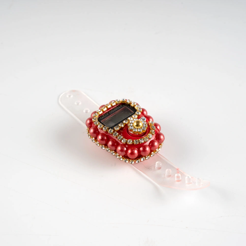 Zincirli & Taşlı Zikirmatik (Bordo)